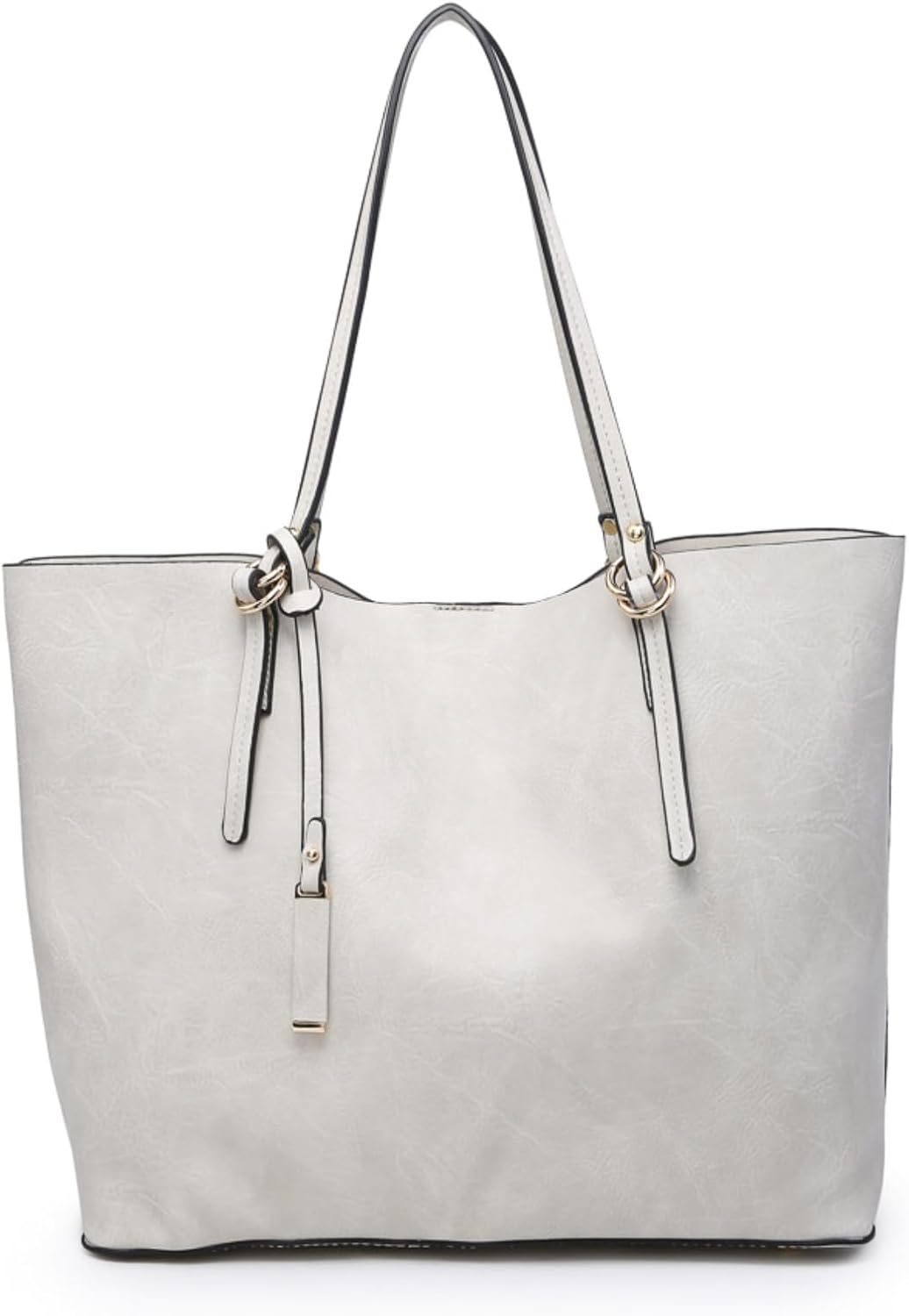 JEN & CO. Iris Tote Bags Vegan Leather Purses and Handbags for Women Ladies Travel Shoulder Work Bag