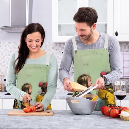 Tabliers de cuisine amusants pour cuisiner en famille avec de grandes poches - 6