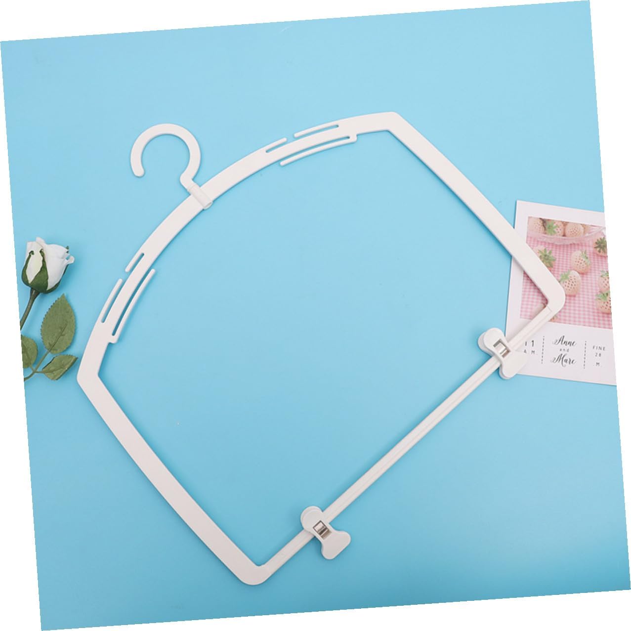 5pcs Plastic Bikini Hangers Swimwear Display Rack Briefs Organizer for Women’s Closet Storage White Skirt Hangers for Home and Retail Use