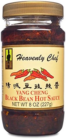Authentic Black Bean Hot Sauce, 6 x 8 oz. (227g) by Heavenly Chef