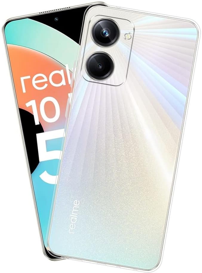 Image of Bintage Rubber Back Cover Compatible Model for Realme Rmx3660 / 10Pro 5G - Transparent