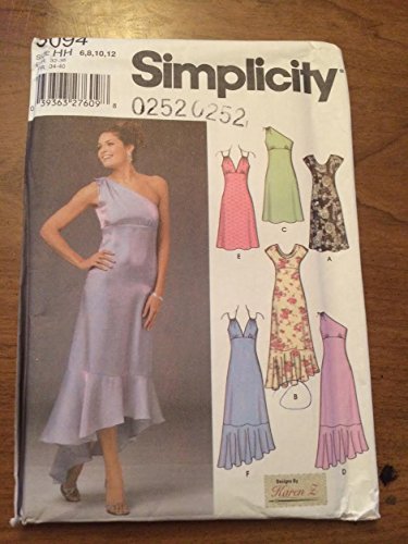Patron de couture petite robe d'été Simplicity 5094 tailles 6-12