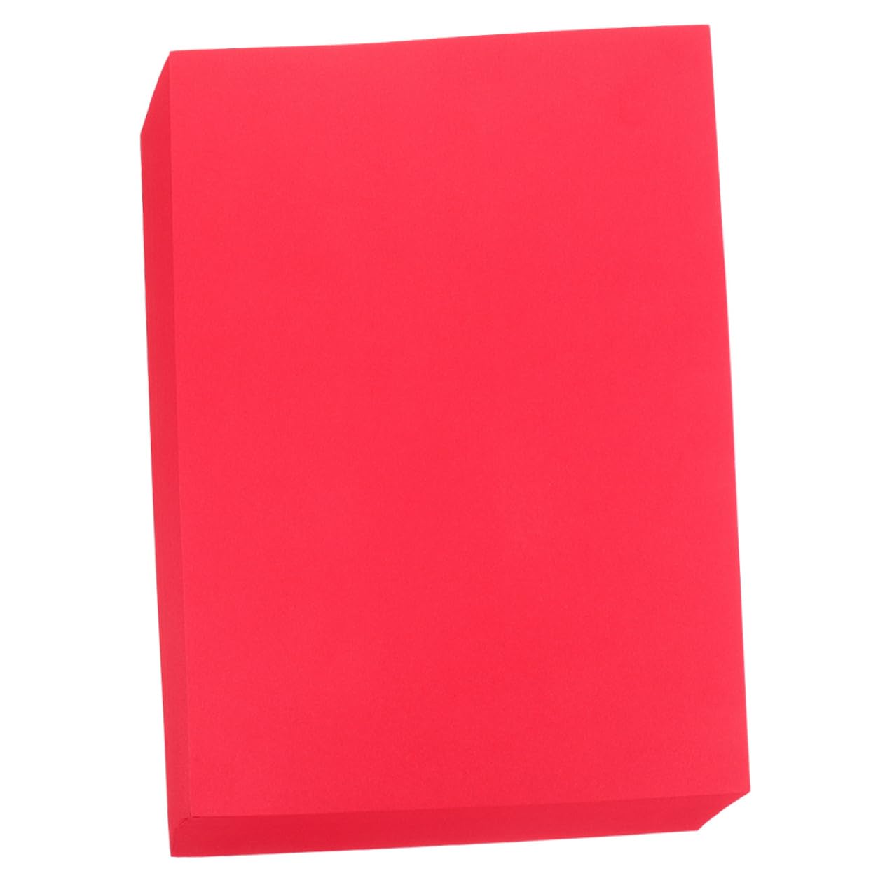 A4 Rotes Bastelkartonpapier 100 Blatt Papier für Bastelarbeiten und Papierschnitt Geeignet zum Malen und Gestalten von Karten