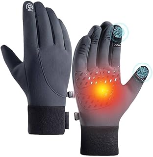 Saker 2025 Premium Thermo Gloves for Men - Waterproof, Touchscreen-Compatible Snow Sports Gear