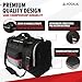 JOOLA Vision Tourex 24in Sports Duffle Bag with Padded Shoulder Straps-Carry-on Luggage Size-Gym, Business Travelers, Students & Athletes, Black, Large