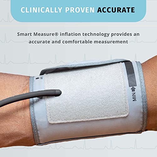 Homedics Premium Bluetooth Arm Blood Pressure Monitor, Clinically Proven Accurate, 2 Users, Smart Measure Inflation Technology, Memory Averaging, Excessive Body Motion Detector #TOP1