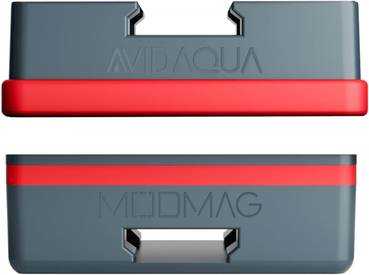 MODMAG Aquarium Magnet – Strong Magnetic Mount for Coral Frag Racks, Probes & Equipment in Reef & Freshwater Tanks (Giga for 3/4" Glass)