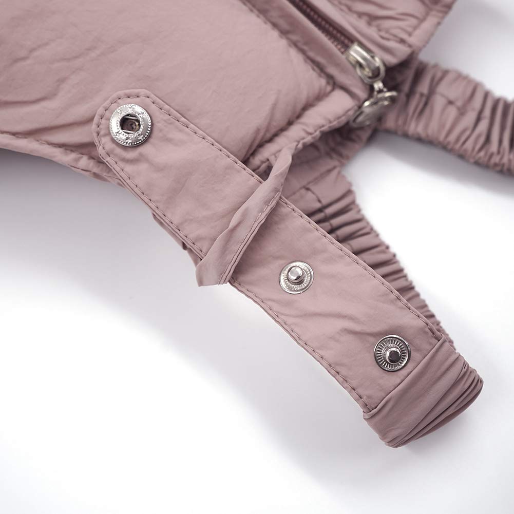 Happy Cherry - Schneehose für Jungen Winter Schnee Latzhose Daunen Baumwolle Skihose Schnee Skifahren Thermische Hitze Heiße Outdoor Winddichte leichte Hose