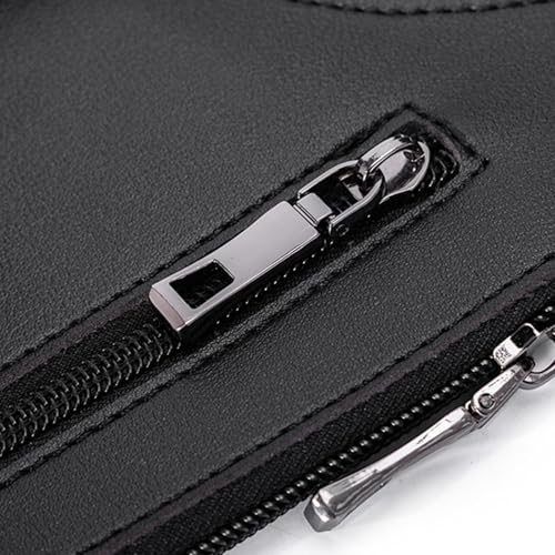 Image of Leather Shoulder Armor Hidden Underarm Strap Wallet Adjustable Anti Pickpocket Accessories with Double Bag for Men, Women Leather Armor (pink)