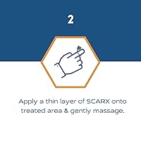 Vista 7 de Scarx - Gel avanzado de silicona para cicatrices con vitamina C - Reducción de cicatrices tópicas para cicatrices hipertróficas y queloides después