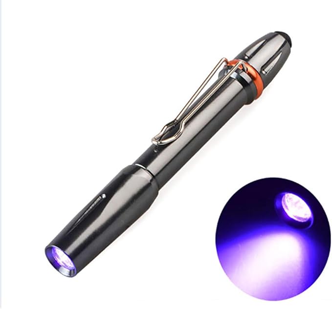 UV Torch Ultra Violet Torch Blacklight Flashlight Pen Light Detector