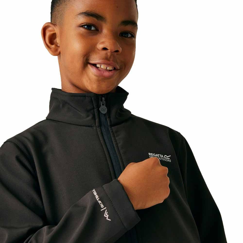 Regatta Regatta Kids' Cera Softshell Jacket Giacca softshell antivento Cera da regata per ragazzi Bambini e ragazzi