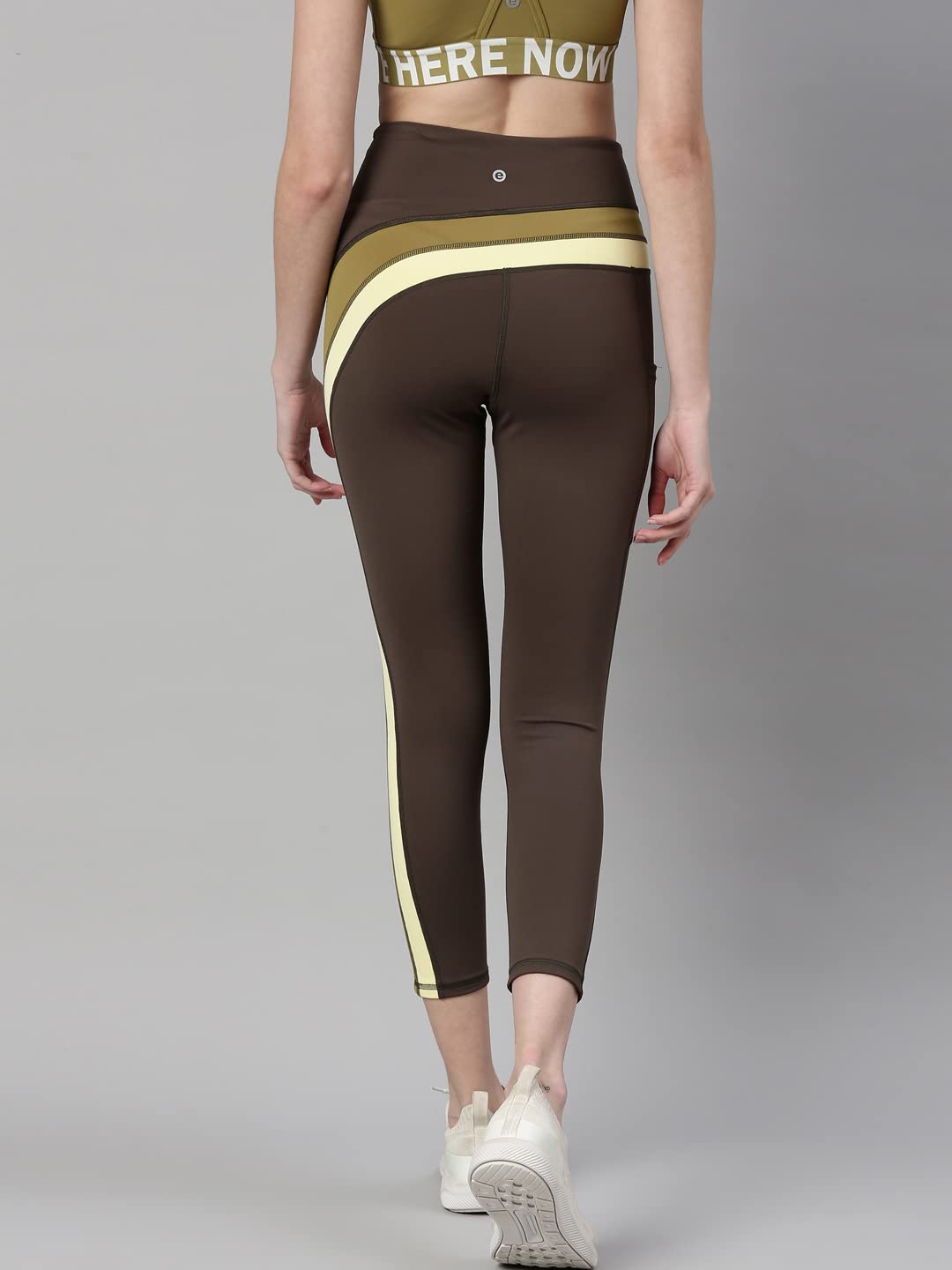 Enamor Athleisure-Dry Fit legginsy solo z wysokim stanem, antybakteryjne i odprowadzające pot, odzież sportowa, legginsy solo dla kobiet-A602