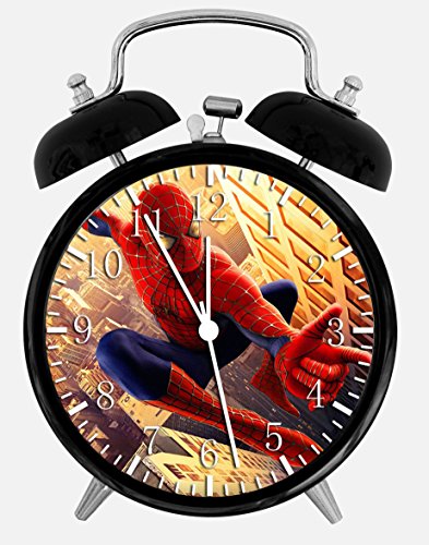 Spiderman Desk Alarm Clock 4 inches W65 Nice for Gifts or Decor