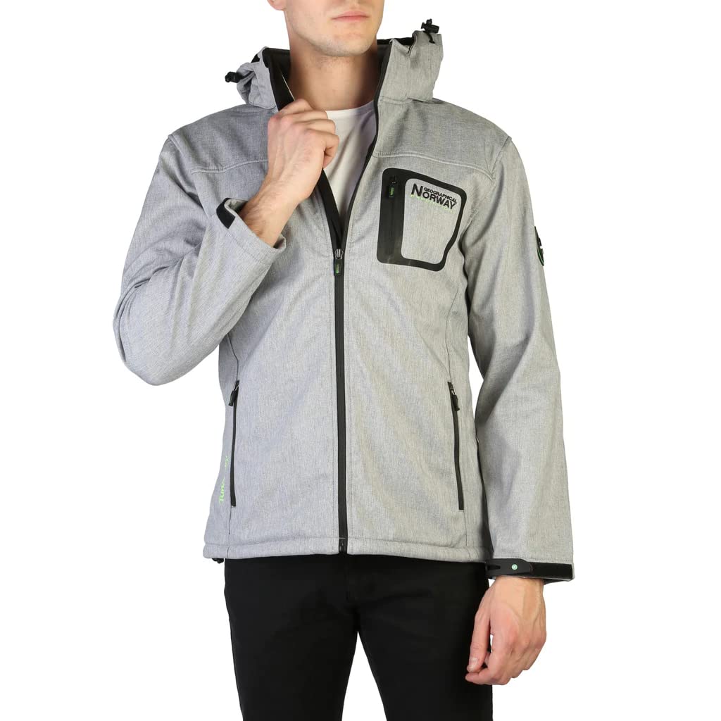 Geographical NorwayTexshell_Man Outerwear Jacket Gray