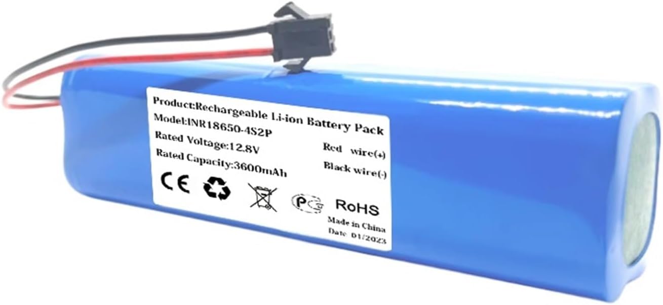 Robot Vacuum Cleaner 3600mAh Battery Pack，Compatible for Lefant U180，Replace The Battery, Lithium Battery