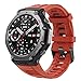 Amazfit T-Rex 3 Outdoor Rugged Military 48mm Smart Watch, Built in GPS, 27 Days Battery Life, Offline Maps, 2000 Nits Brightness, 10 ATM Water Resistance, AI Coach, for iOS & Android (Lava)