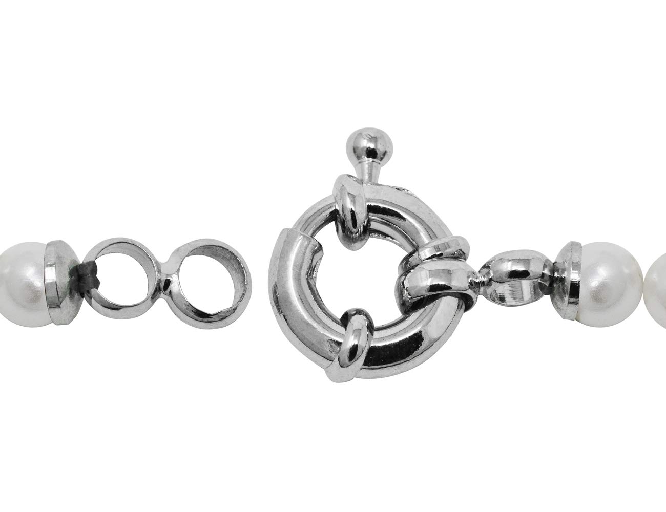 inSCINTILLE Collana Donna Perle con Chiusura in Acciaio Inossidabile | Collana Uomo Perline Multicolore | Vari Diametri | Confezione Regalo Inclusa