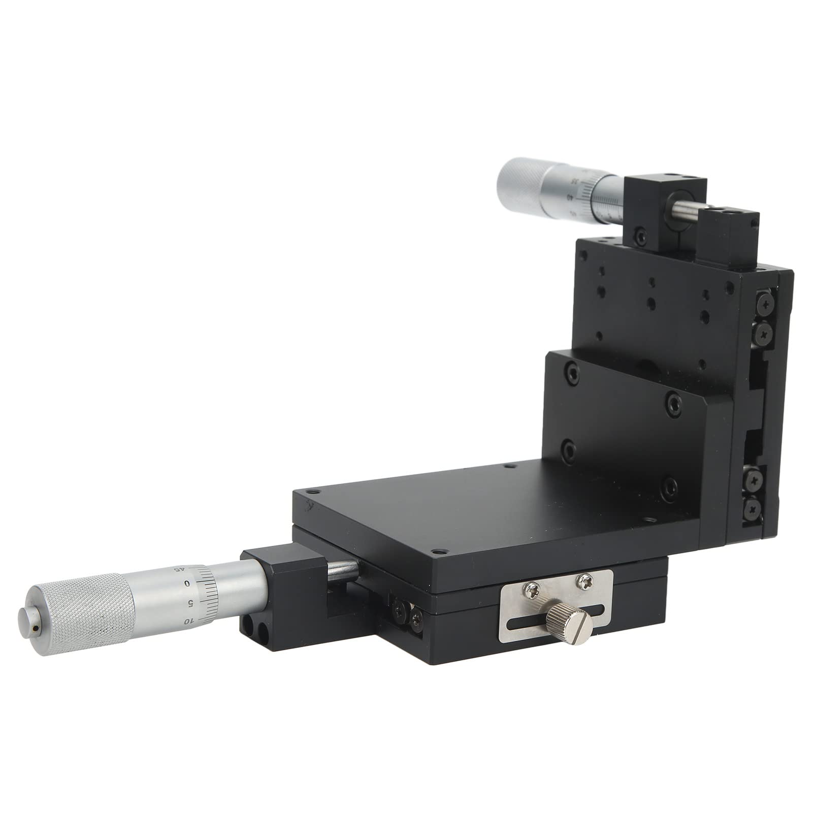 Ręczny etap liniowy Xz Wysoka dokładność Aluminium Drobne strojenie platforma dla instrumentów optycznych sprzęt laboratoryjny 80 mm x 80 mm