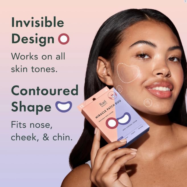 Rael BEAUTY Miracle Patch Duo, Invisible Spot Control Cover Patches