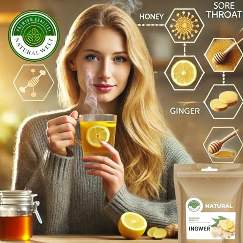 Natural Welt Ingwerpulver 225g I Ingwer tee pulver I Ingwer gemahlen I aus kontroliertem Anbau I premium qualität I rein - ohne Zusatzstoffe (1)