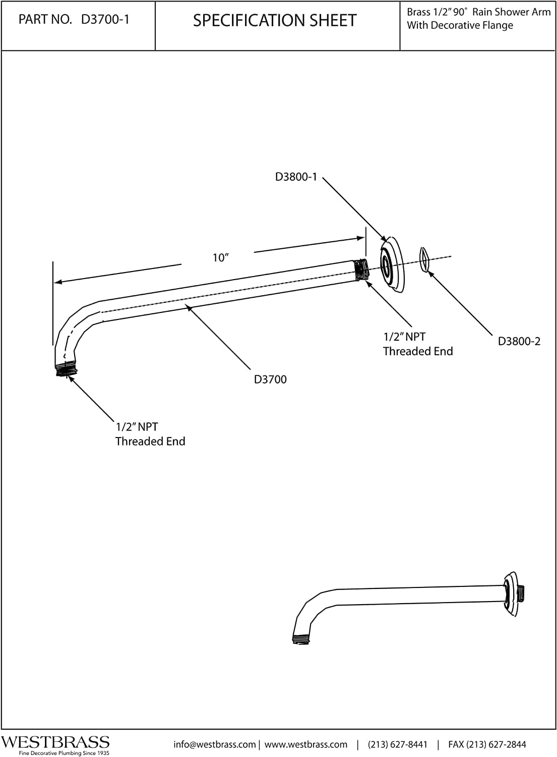 12" Oil Rubbed Bronze Rain Shower Head with Wall Mount Arm