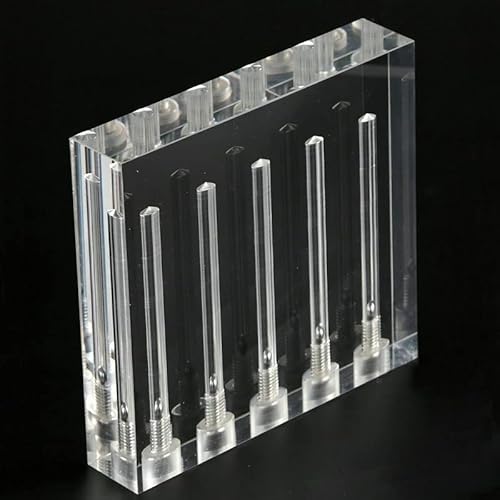 Acryl Automobilöl Qualitätsvergleicher Getriebeöl Automobilöl Viskositätsprüfer Demo Stand Testwerkzeug (5 Loch)