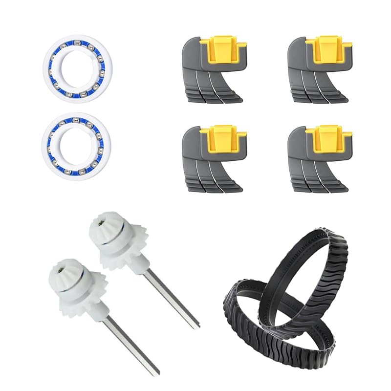 Professional Maintenance Kit for Zodiac Baracuda MX8 MX8 Elite MX6 MX6 Elite 10-Piece Replacement Set: Drive Shafts Bearings Tracks Brushes (Replaces R0525100 R0527000 R0526100 R0714400)