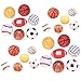 Produktbild 26 Stück verschiedene Sportbälle Charms Basketball Tennis Baseball Volleyball Harz Flatback Perlen zum Basteln Miniatur Fee Garten Zubehör Scrapbooking Handy Tasche DIY