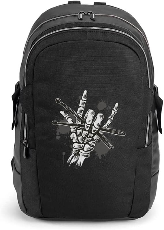 Mochila para Notebook - Caveira Rock Baquetas