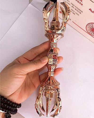 五鈷杵 密教法具 金剛杵 長さ23cm 法具 仏具 神具 真鍮 バジュラ 密教