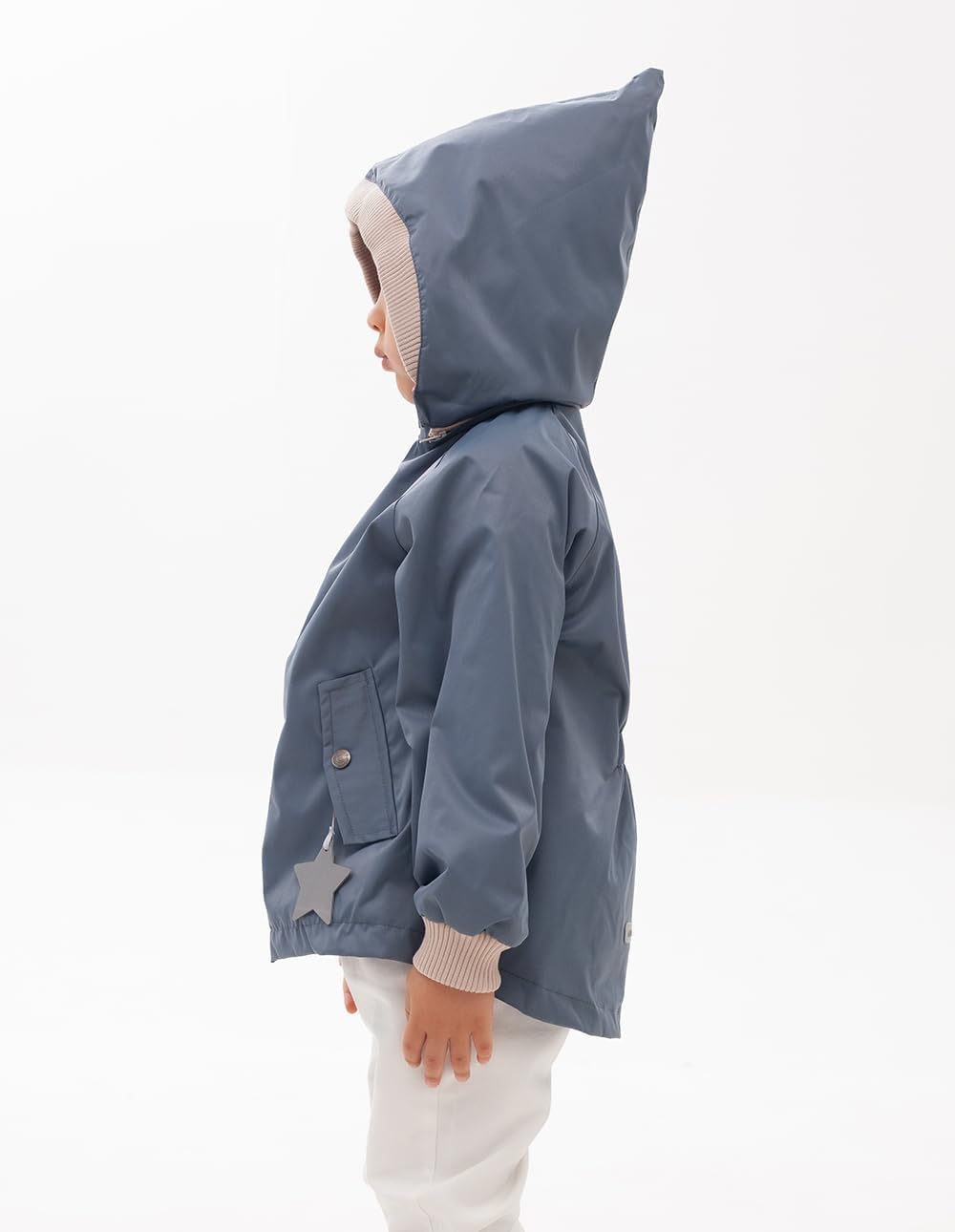 BINIDUCKLING Kids Rain Jacket Toddler Raincoat Girls Boys Spring Jacket 2-8 Years - Image 3