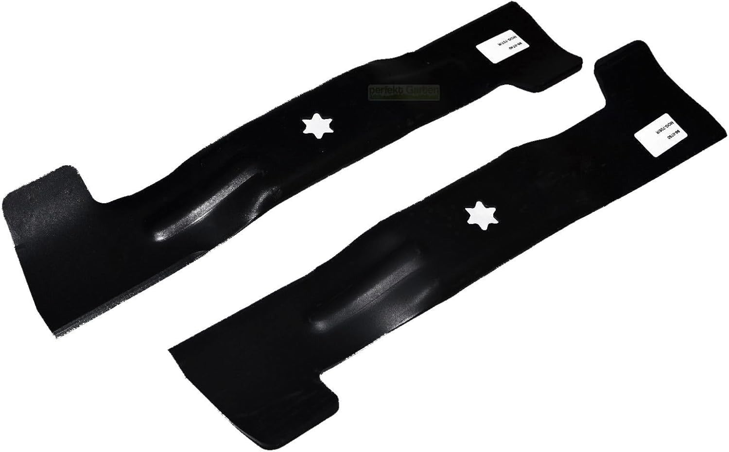 perfektGarten 2 X 46 CM lawnmower blades compatible with Blisar GE 130 140 175 / GE130 GE140 GE175 series