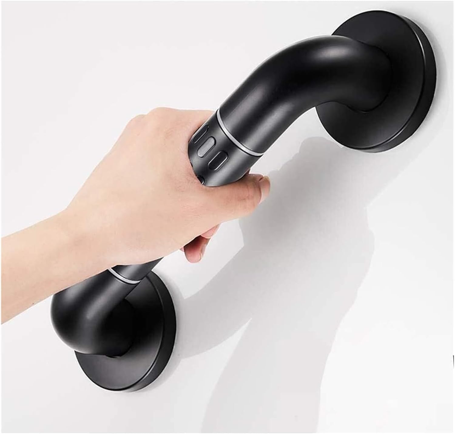 Maniglia Doccia Barra di sicurezza for doccia, corrimano di sostegno, maniglia di sostegno for disabili, anziani, infortuni, assistenza for anziani, maniglia for vasca da bagno, WC antiscivolo(38cm)