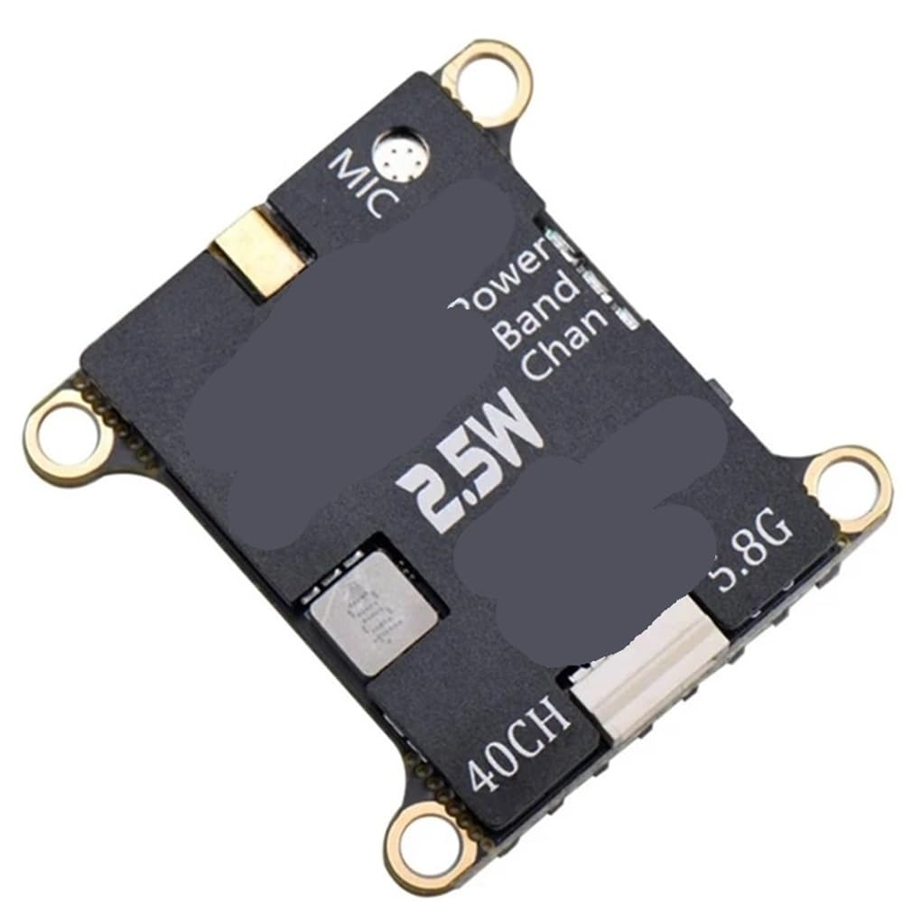 30X30mm 40CH Einstellbarer Sender Eingebauter Mikrofon-Kühlkörper Passend for 2,5W VTX 5,8G 2-6S FPV-Flugzeug