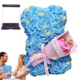 Regalo perfetto: perfetto per compleanni e vacanze, questo orso di fiori artificiali creativo e alla moda delizia la famiglia e gli amici, migliorando le celebrazioni