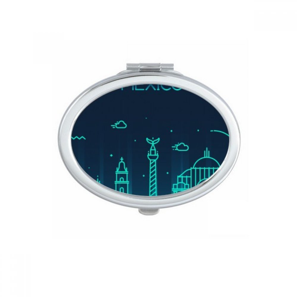 Miroir compact de maquillage Mexique pour vos voyages