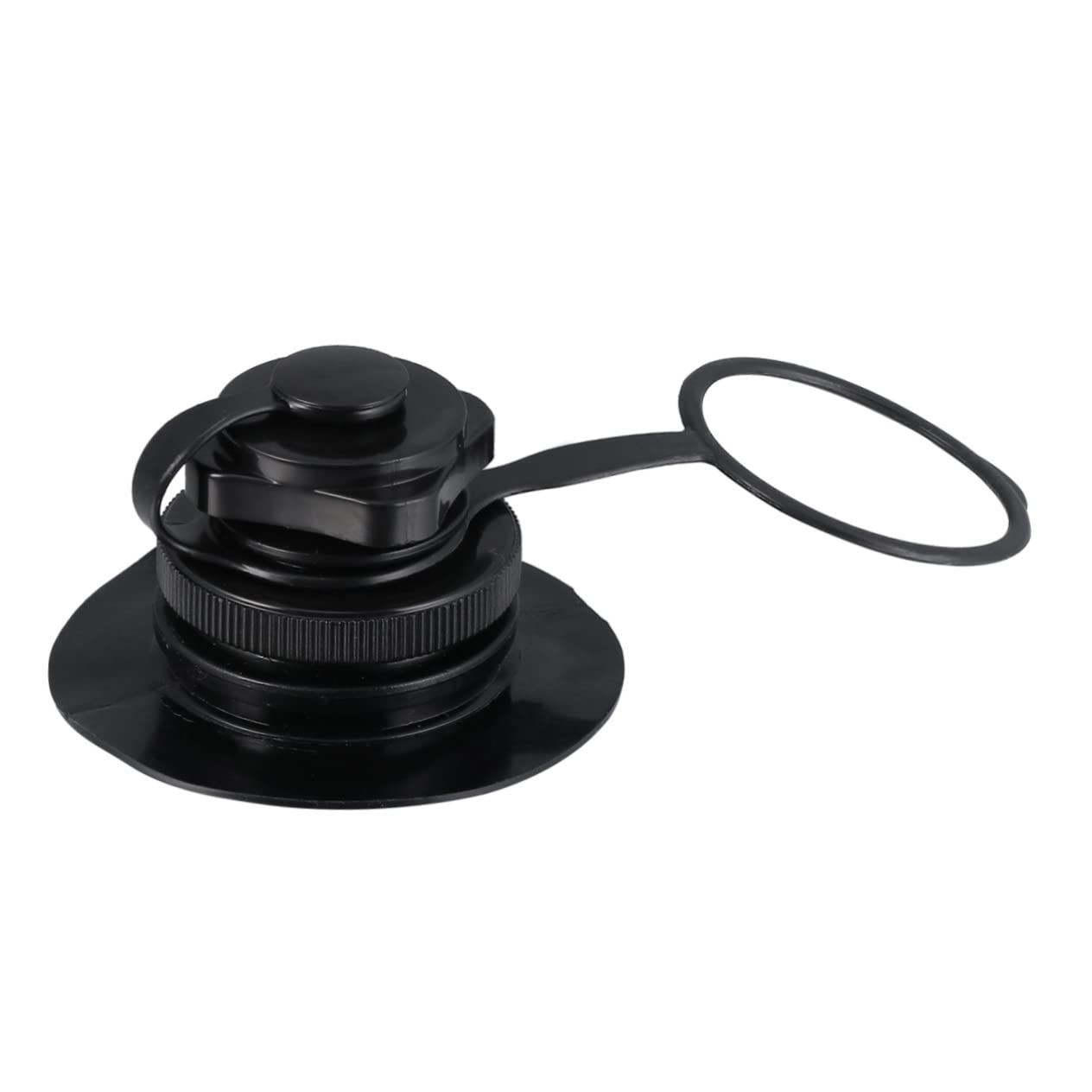 YARNOW Ugello del Gas di Boston Adattatori Adattatore Valvola Gonfiabile Trainabile Pompa Portatile Kayak Gonfiabile Gommone Auto Palloncino Kayak Gonfiabili Kit Barca Torrente Black PVC