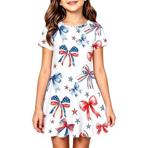 Vestido patriótico para niñas que une tradición y comodidad en sus primeras festividades