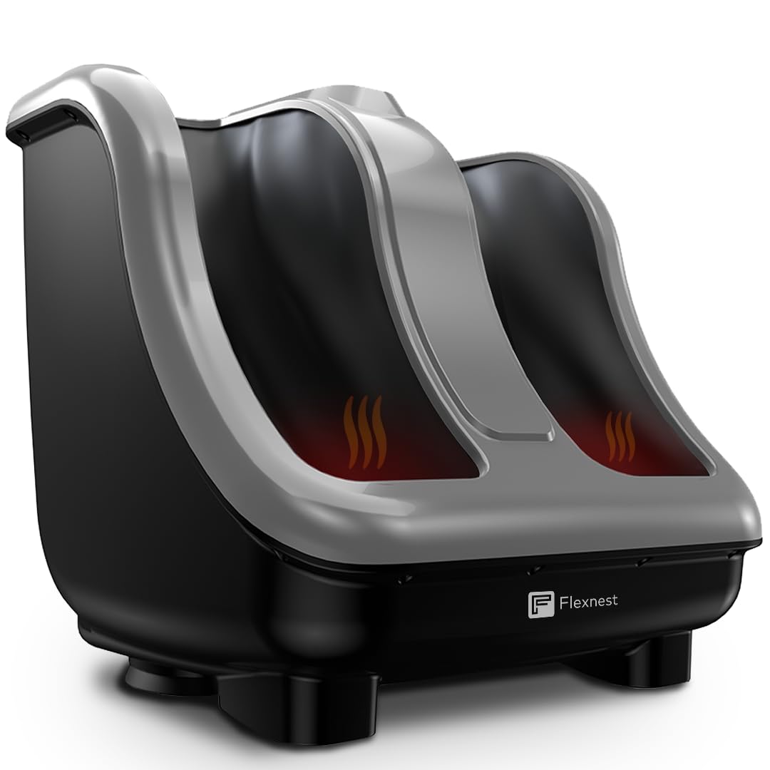 Flexnest 2024 Newly Launched Heated Calf, Foot and Leg Massager Machine for Home - Pain Relief Massage for Legs - Heat + 4 Vibration Motors, Bliss Massager (Bliss Massager - Black) (B0D8JK5TCN) Amazon Price History, Amazon Price Tracker