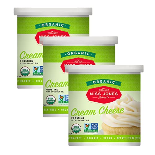 Miss Jones Baking Organic Buttercream Frosting, Perfect for Icing and