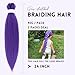 Arcpor Long Purple Braiding Hair Pre Stretched Synthetic Braiding hair Extensions for Braids, Purple Hair Extensions for Stage Party Christmas Halloween Costume Cosplay