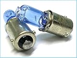 CARALL 2 ampoules blanches à effet xénon 12 V. (H6 12V 6W BAX9s H6W)