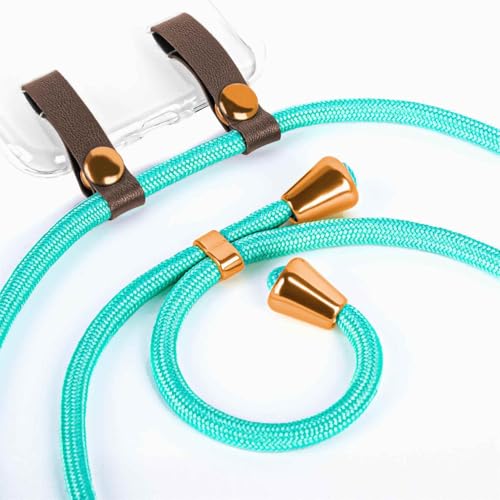 Chaîne de téléphone pour iPhone 17 moex cordon amovible turquoise - 2