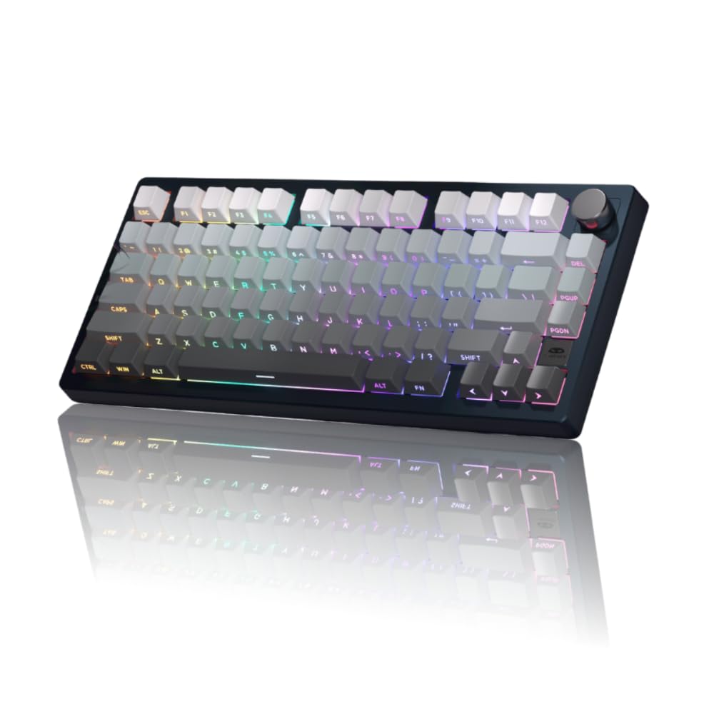 コンパクトキーボード75% ゲーミング Mac/Win対応 有線 Amazon | MageGee LIGHT75 ワイヤレス ゲーミングキーボード 75