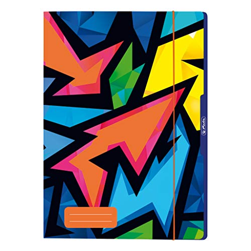 Preisvergleich Produktbild herlitz 50027996 Sammelmappe A4, Motiv: Neon Art, 1 Stück