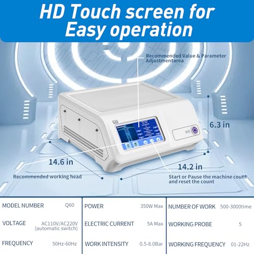 Image of Shockwave Therapy Machine for Joint and Muscle Pain Relief, FSA /HSA Eligible Shockwave Therapy for Back, Leg, Elbow, Shoulder Non-Invasive ESW T Shock Wave Therapy Device