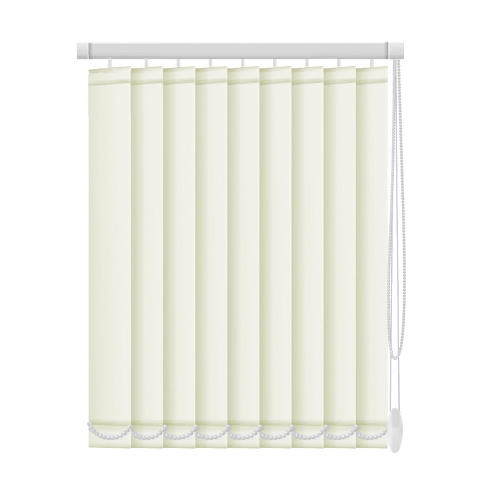 LRYELWA Vertical Blinds For Windows Complete Set,Adjustable Vertical Panel Blinds for Sliding Doors,Room Divider,Window,Light Filtering Privacy Curtains,Customizable (170cm x 190cm)