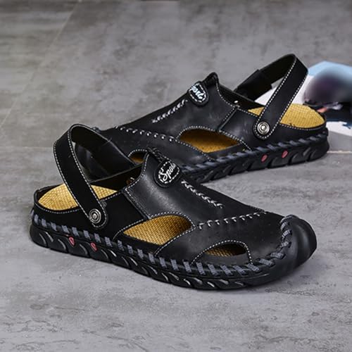 Men's Summer Casual Sandals Slip On Comfortable Flat Footbed Beach Walking Shoes Ideal For Outdoor Activities2