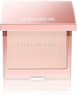 Laura Mercier RoseGlow Highlighting Powder, Rosy Neutral Highlighter Makeup, Buildable Coverage, Natural Dewy Finish, For All Skin Tones, Light Reflecting Pearls